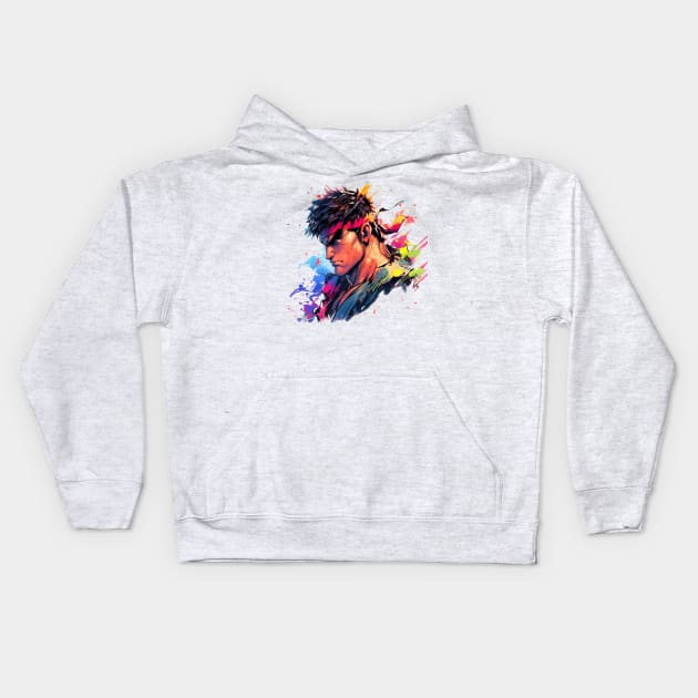 ryu Kids Hoodie by weirdesigns